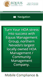 Mobile Screenshot of equusmanagement.com